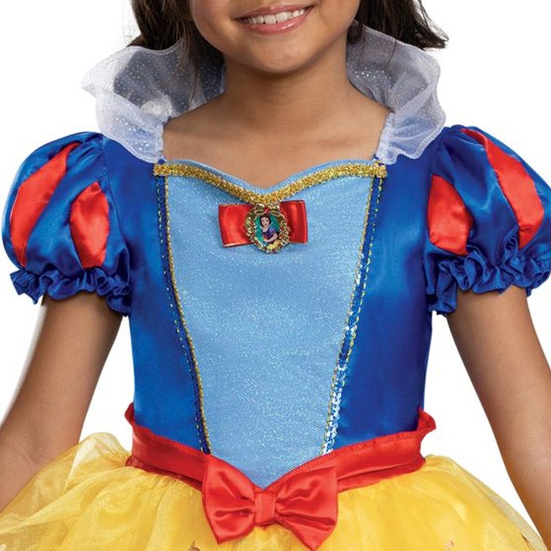 Disney Princess Snow White Costume (XS, 3-4 years, Yellow) - Image 2